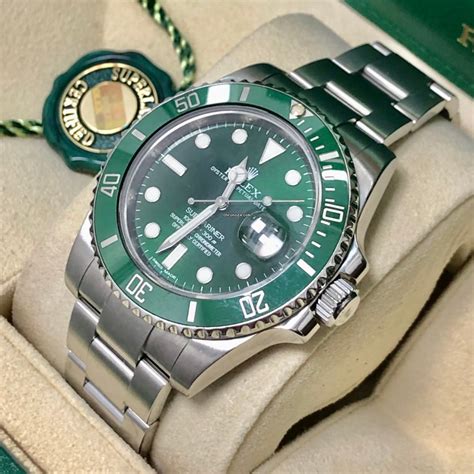 used rolex submariner green